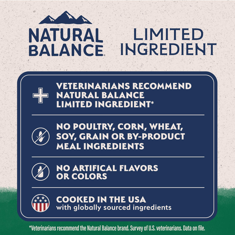 Natural Balance digestion fibre riz brun – aide digestive naturelle pour petites races