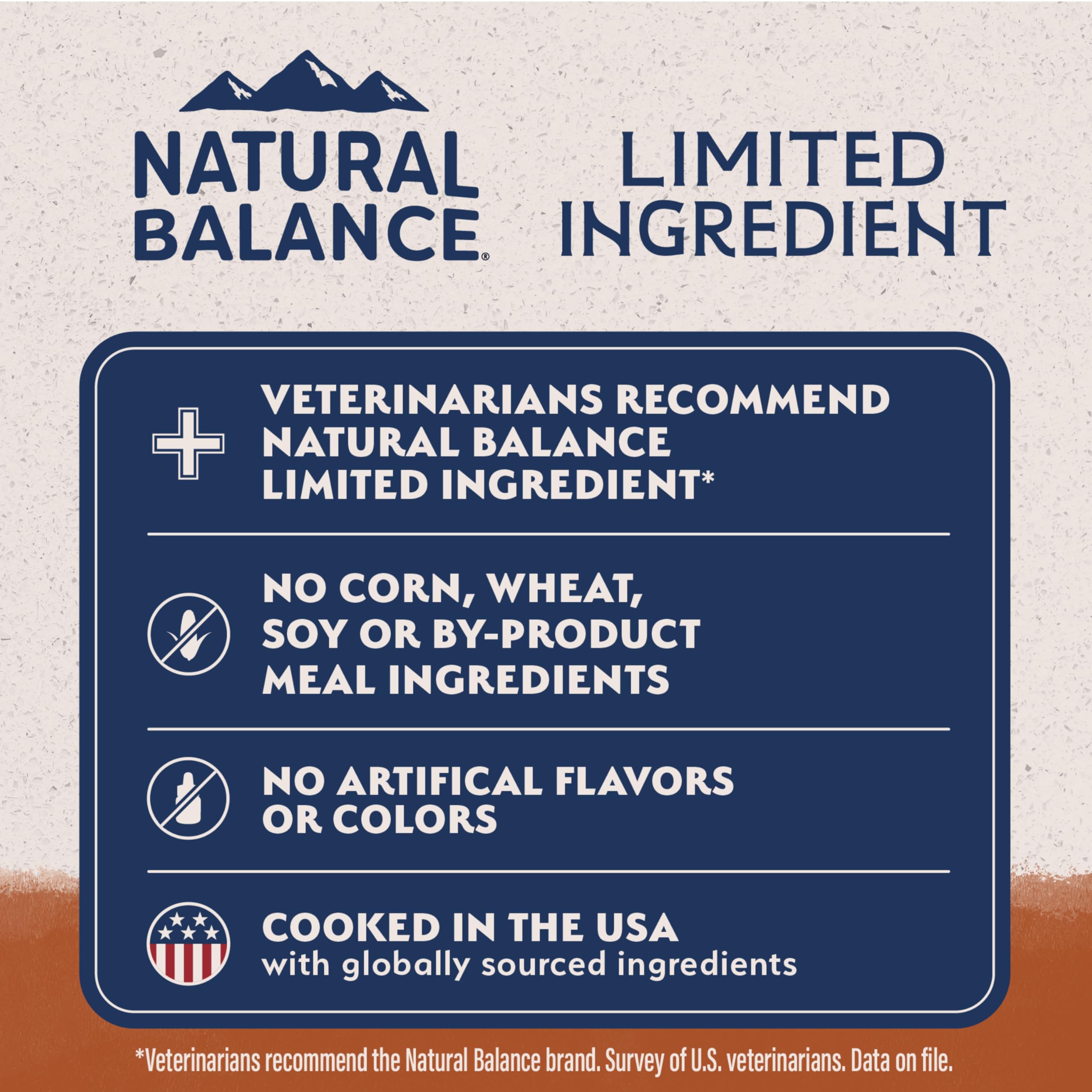 Natural Balance fibre riz brun pour digestion douce.