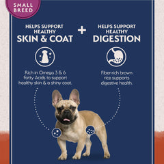 Natural Balance formule petite race chien adulte, bouchées adaptées petites mâchoires