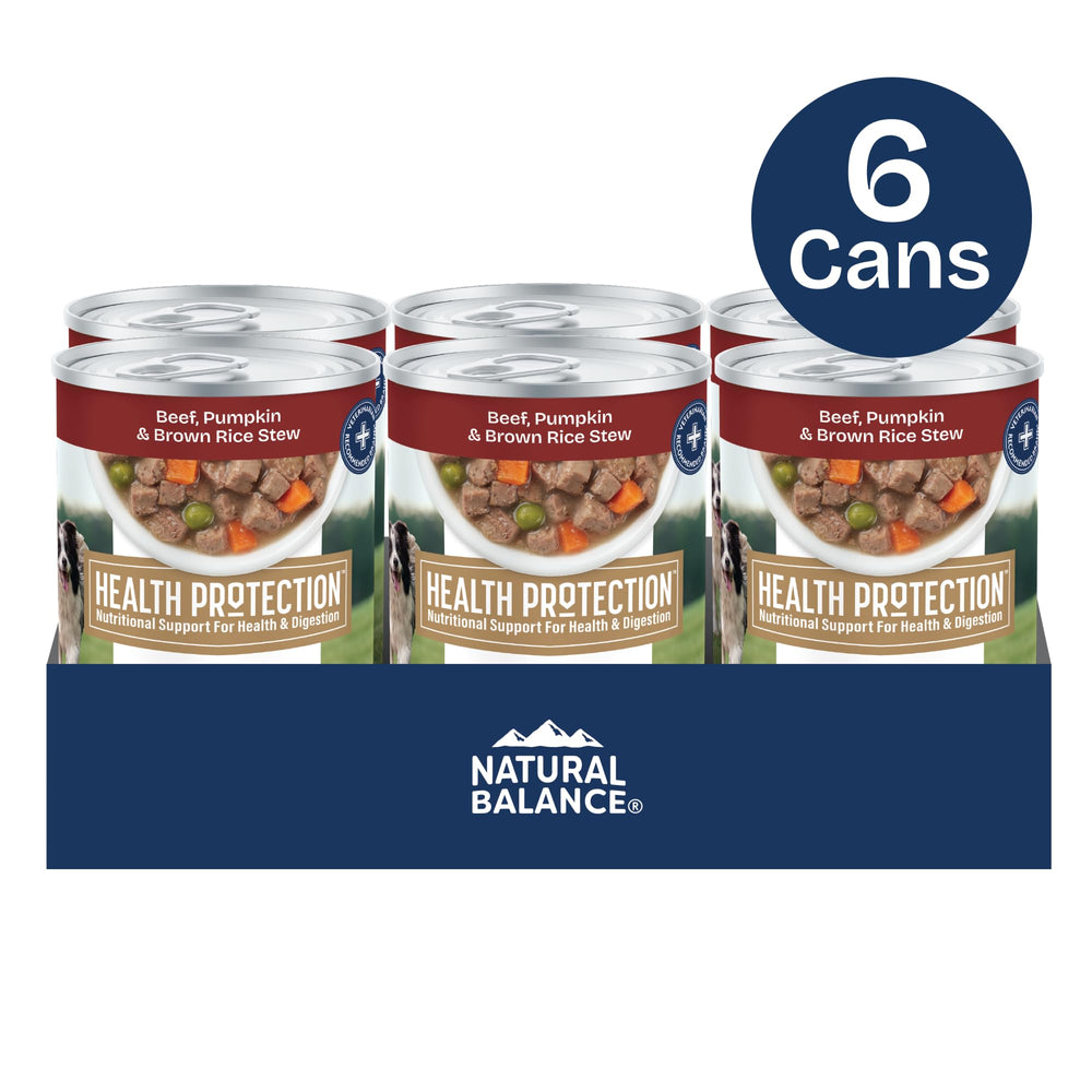Natural Balance Health Protection morceaux de boeuf dans le ragoût, protéines faciles à digérer.