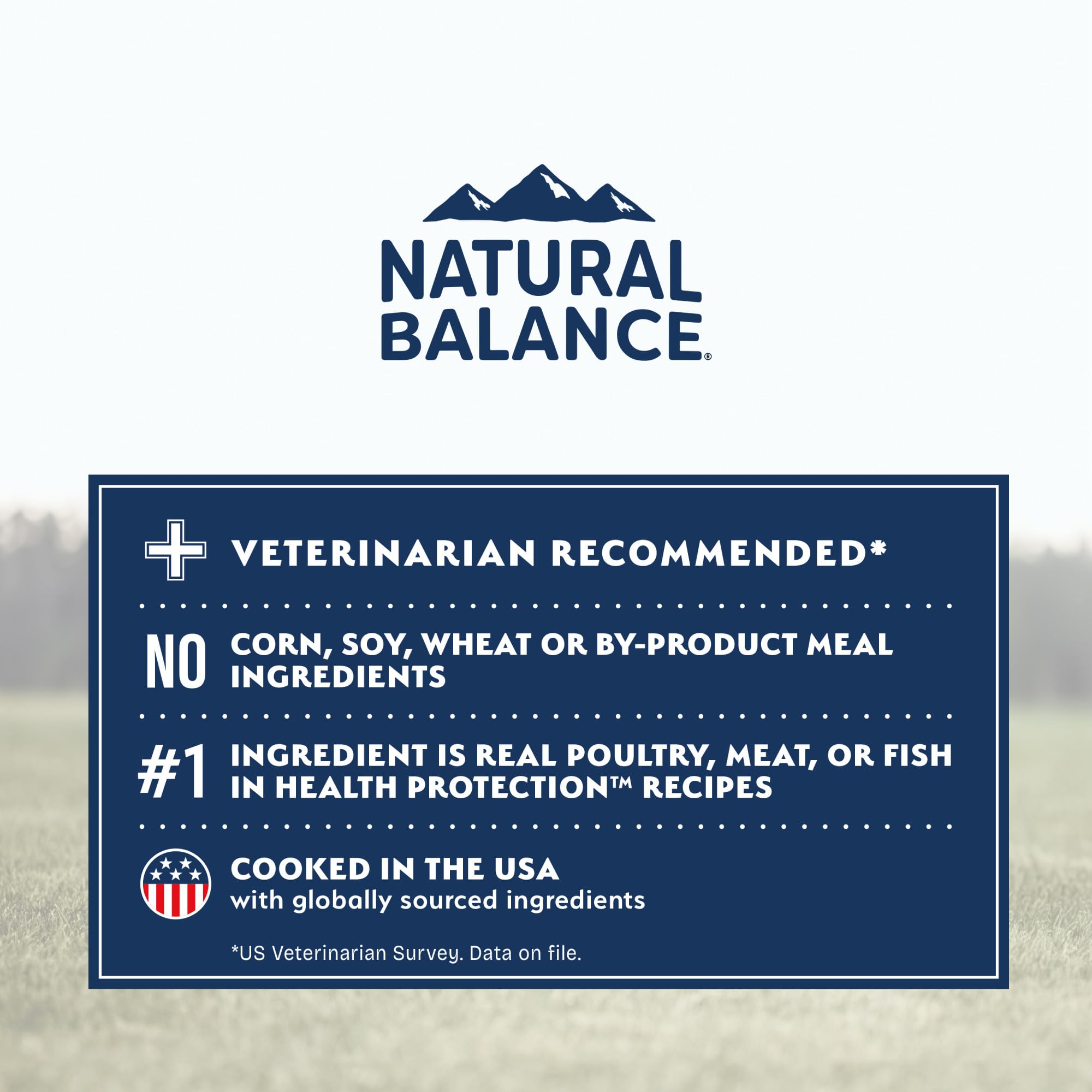 Enrobage probiotique sur croquettes Natural Balance Health Protection favorise le microbiome.