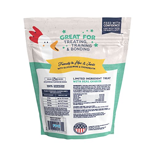 Natural Balance Jumpin' Stix, ingrédients limités sur l'emballage, adaptées pour chiens sensibles.