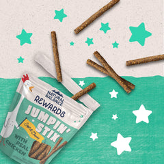 Natural Balance Jumpin' Stix – protéines de poulet et fibres de patates douces.