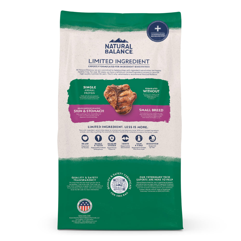Natural Balance L.I.D. emballage refermable pour fraîcheur et praticité