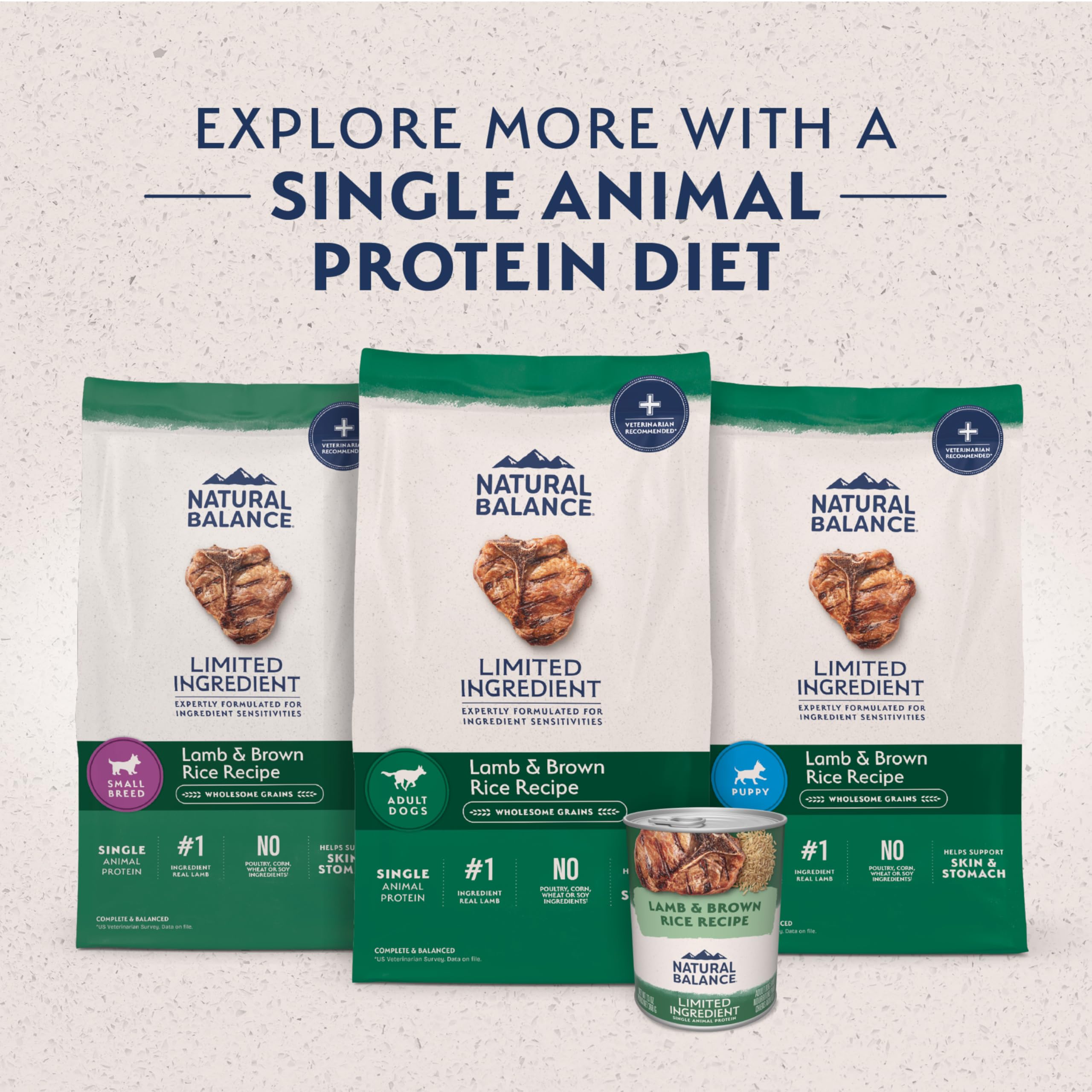 Natural Balance L.I.D. bouchées adaptées au chien adulte de petite race