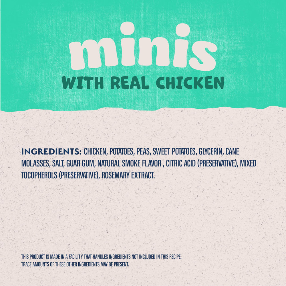 Natural Balance Mini Rewards ingrédients limités au poulet, simplicité et transparence