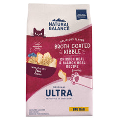 Natural Balance Original Ultra Chat: poulet premier ingrédient pour protéines essentielles.