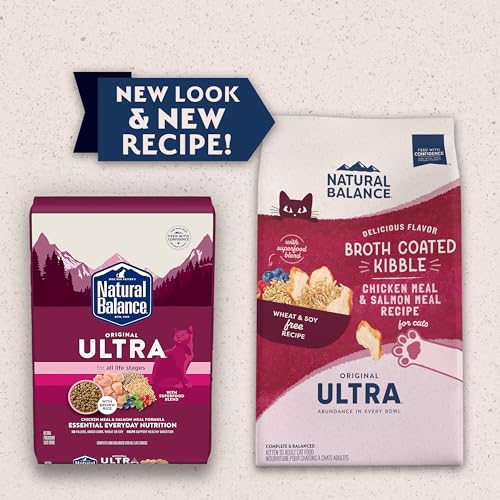 Natural Balance Original Ultra Sec chat saumon, croquettes appétentes pour pelage sain.