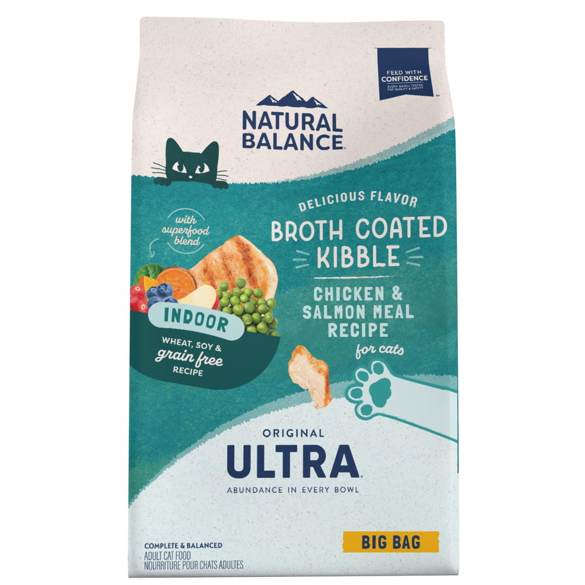 Natural Balance Original Ultra Indoor sac 15 livres – croquettes pour chat intérieur, protéines essentielles.