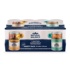 Natural Balance pack canard et pomme de terre, repas pratique pour chien.