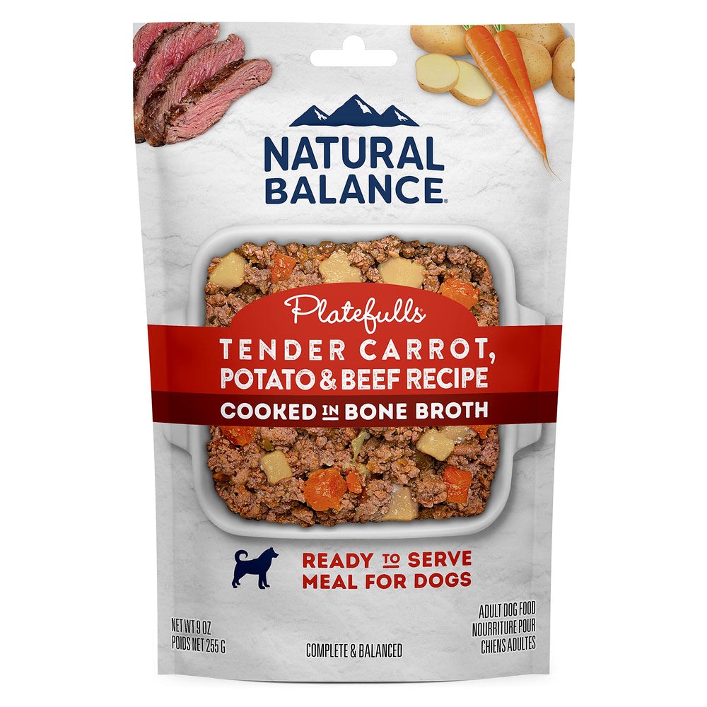 Natural Balance Platefulls Homestyle Adulte Sans Cereales emballage multi-pack pratique.