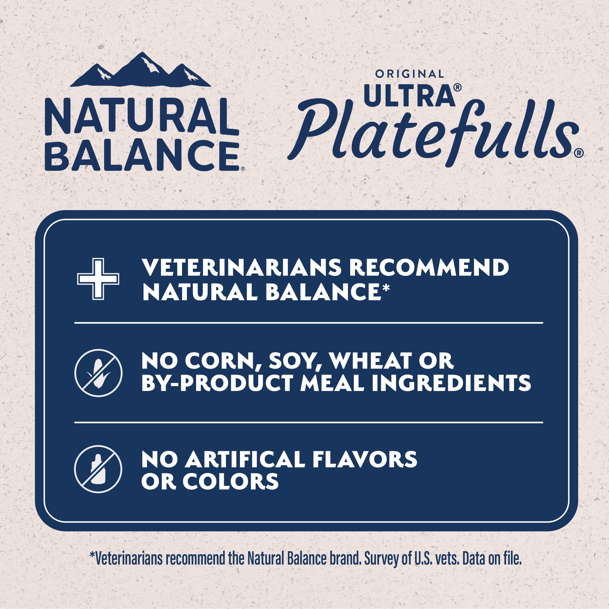 Natural Balance Platefulls – Légumes carottes et pommes de terre en sauce, fibres naturelles.