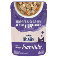 Natural Balance Platefulls Chat Indoor, paquets 24, repas pratique et équilibré