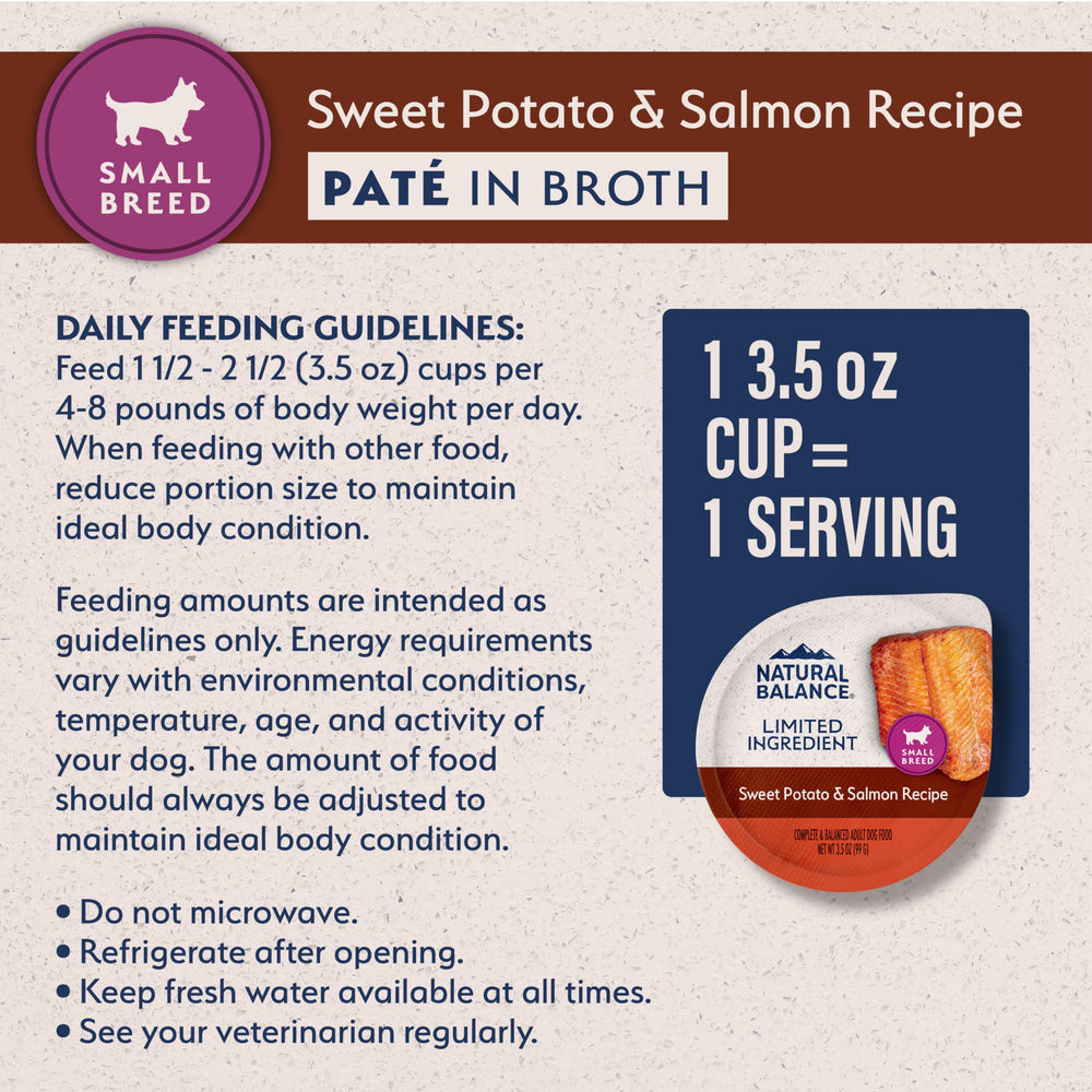 Natural Balance portions pratiques de 3,5 oz pour repas quotidiens