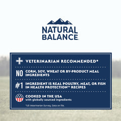 Natural Balance Health Protection : digestions apaisées grâce aux prébiotiques et probiotiques.