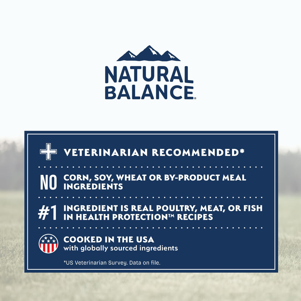 Natural Balance Health Protection Puppy calcium et phosphore pour des os et dents solides.
