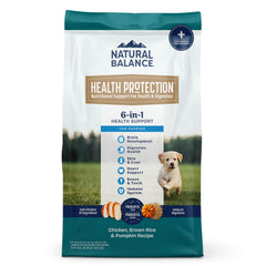 Natural Balance Protection Chiot – premier ingrédient poulet, protéine facile à digérer.