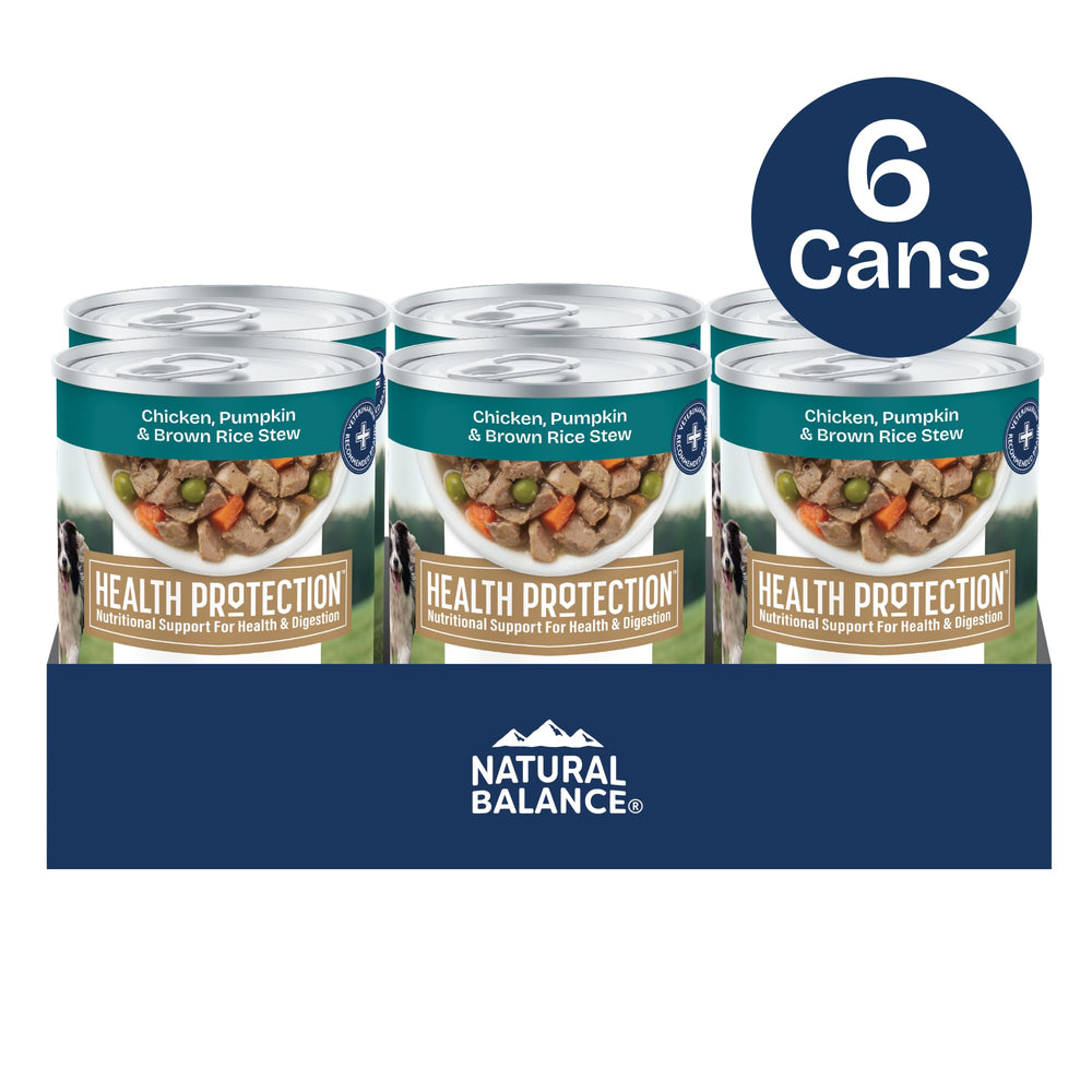 Natural Balance Protection Santé : ragout poulet-petits-pois-carottes, texture tendre.