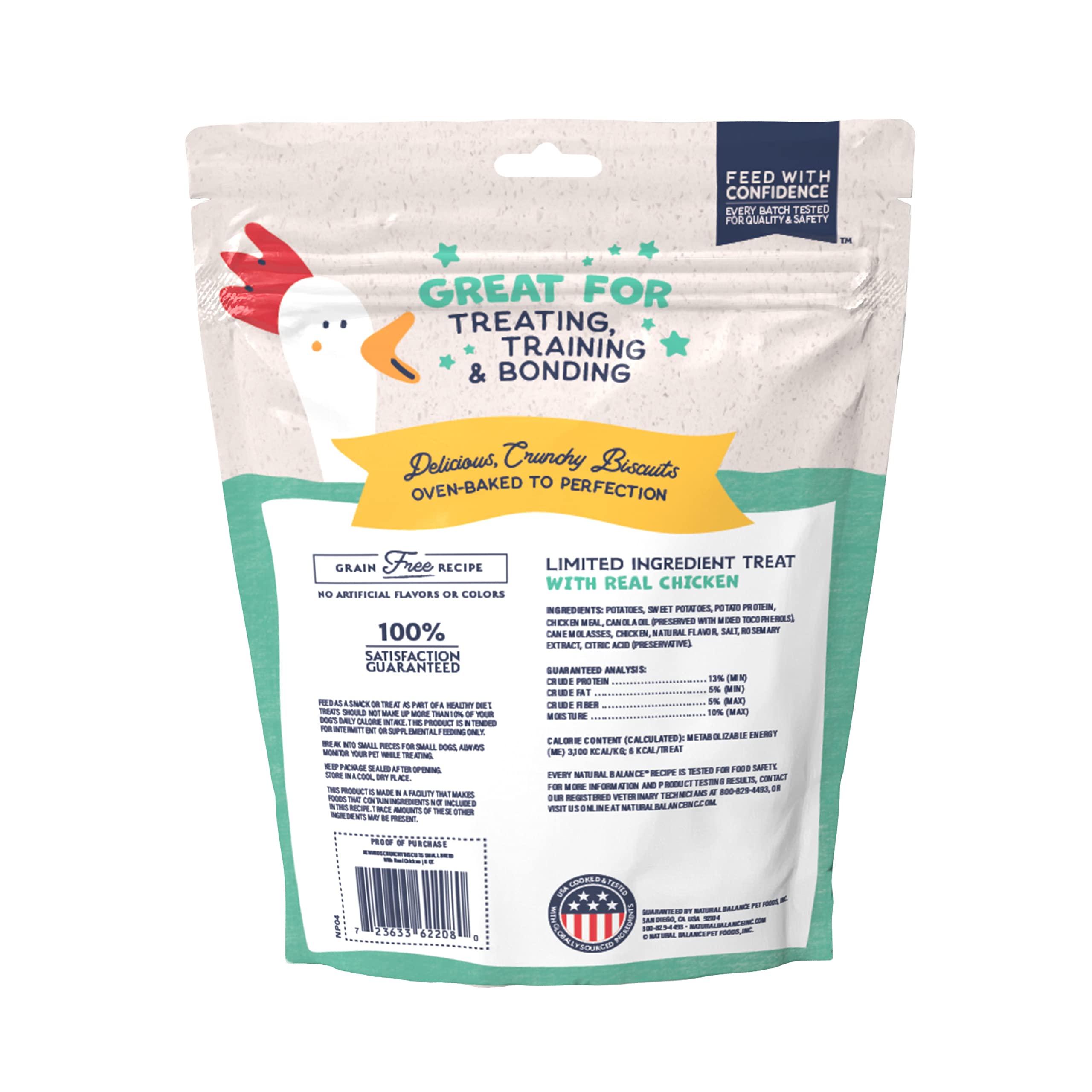 Natural Balance Rewards poulet reel, aide potentielle pour digestion chez chien