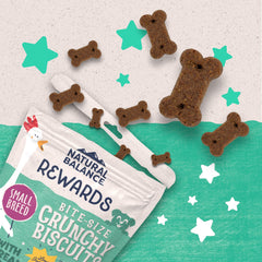 Texture croquante des bouchées, plaisir pour petit chien