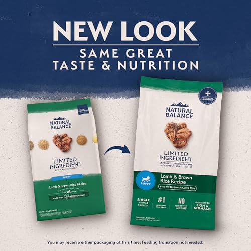 Natural Balance riz brun fibres digestives pour chiot