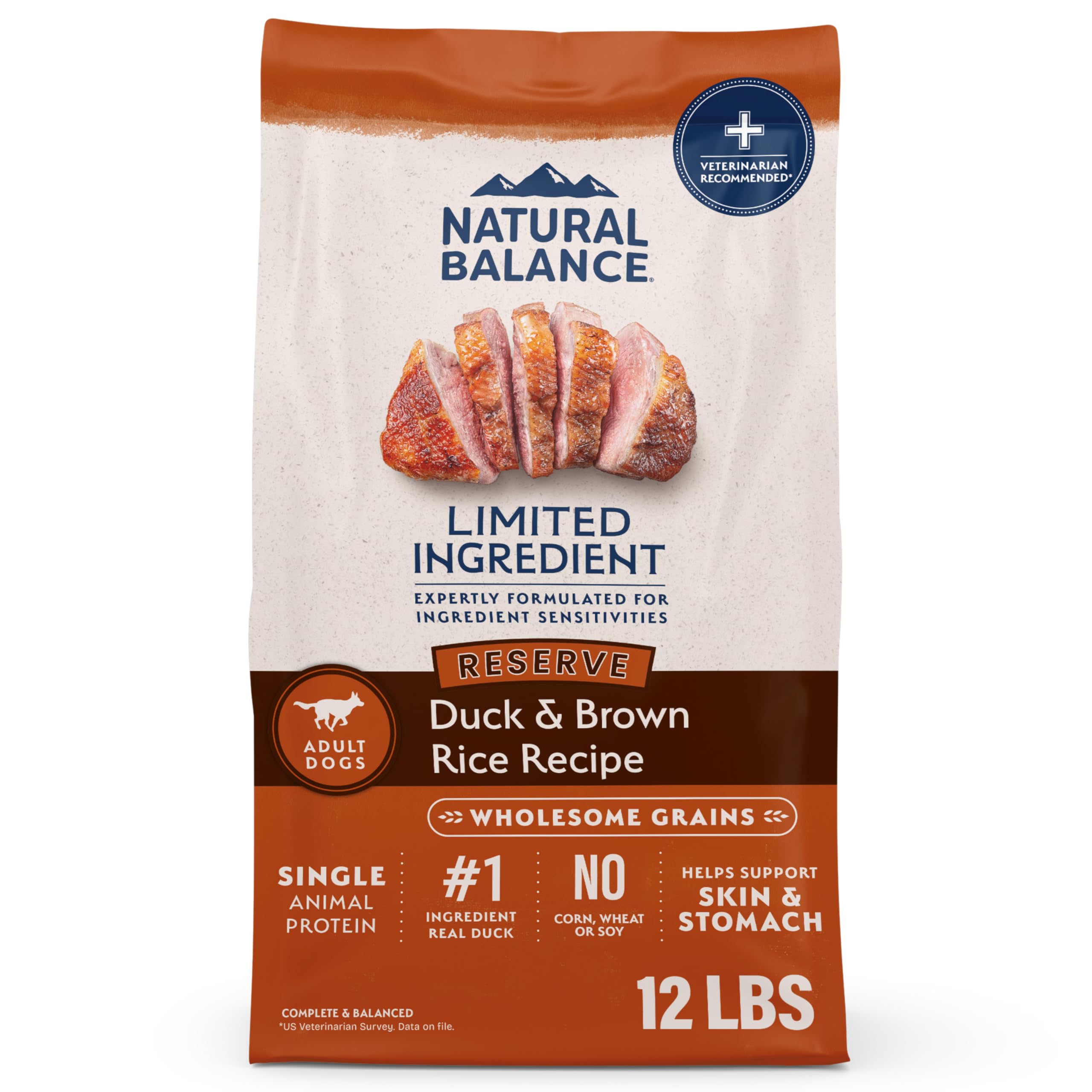 Natural Balance sac dinde riz brun 12 livres, source protéique pour muscles forts.