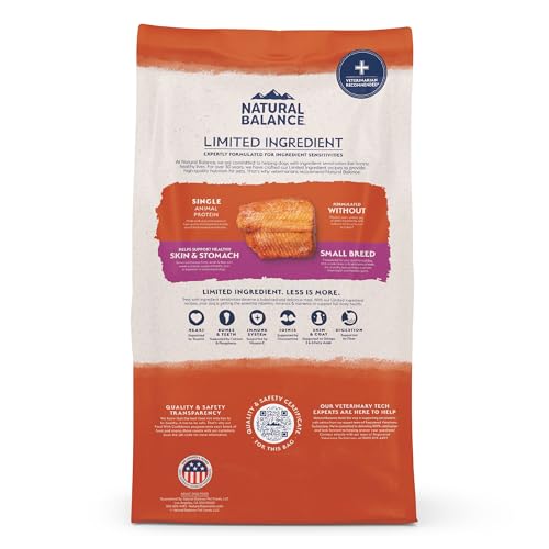 Natural Balance sachet 12 livres, emballage pratique pour petites races