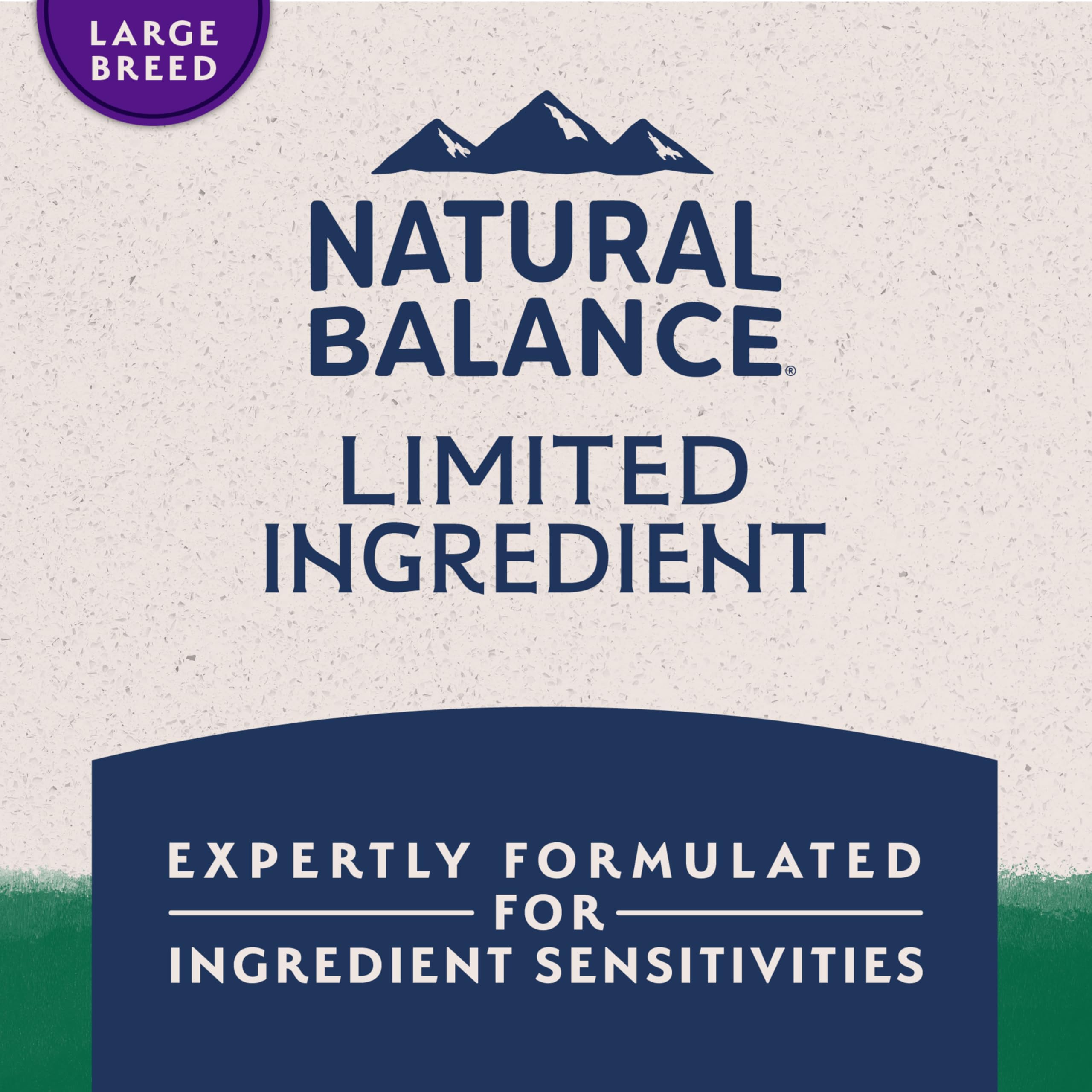 Natural Balance sans colorants artificiels, calculé pour chiens sensibles.
