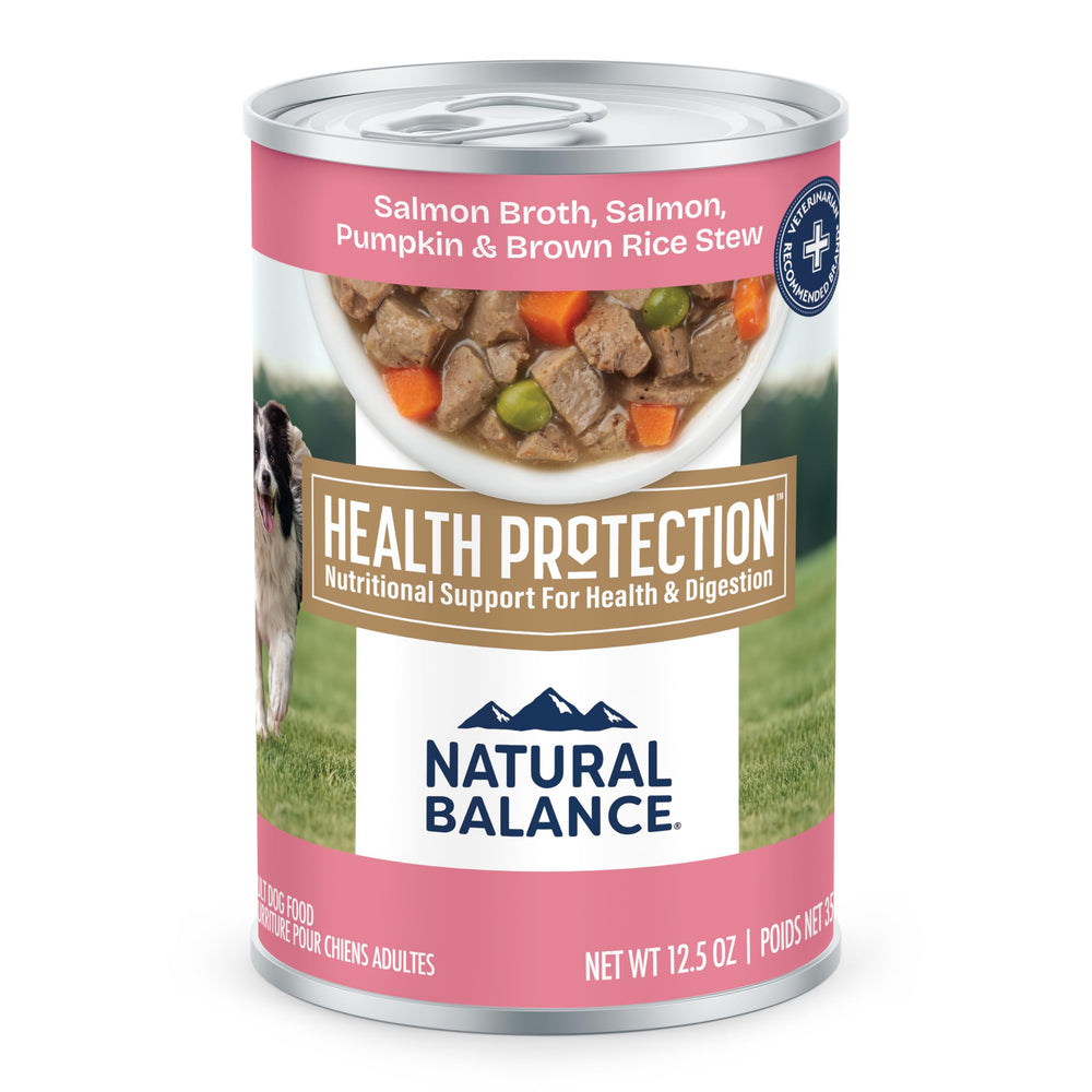 Natural Balance Health Protection saumon-bouillon: protéines digestibles et saveur riche.