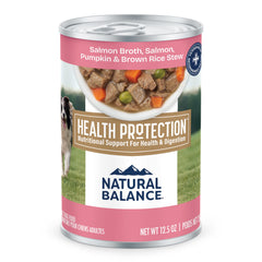 Natural Balance Health Protection saumon-bouillon: protéines digestibles et saveur riche.