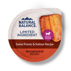 Natural Balance saumon pour petit chien en tasse 3,5 oz, repas équilibré