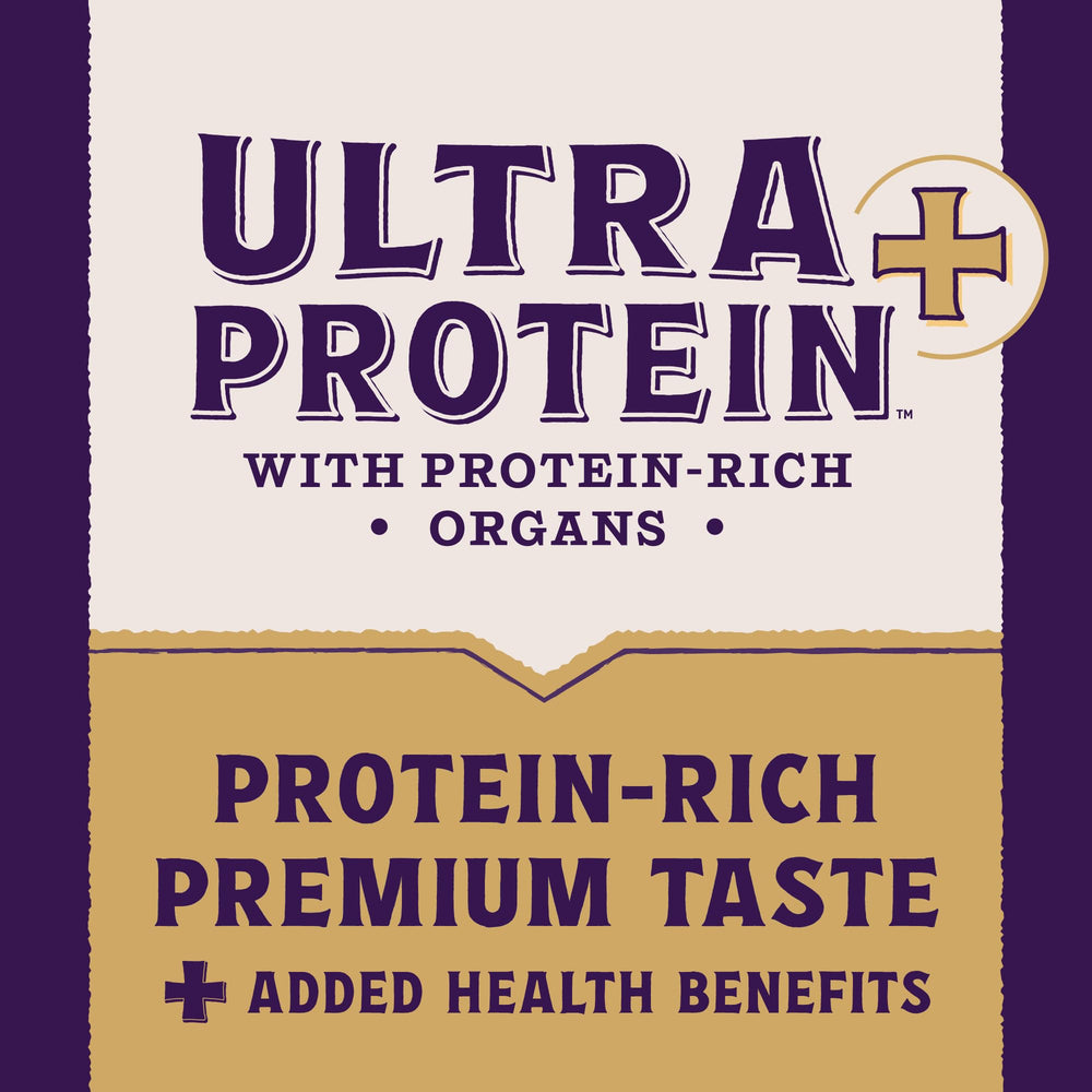 Natural Balance Ultra Protein Plus saumon en premier ingrédient, protéine facile à digérer.