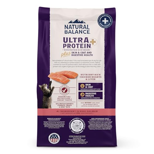 Natural Balance Ultra Protein Plus croquettes chat foie-poulet: savoureux et appétent.