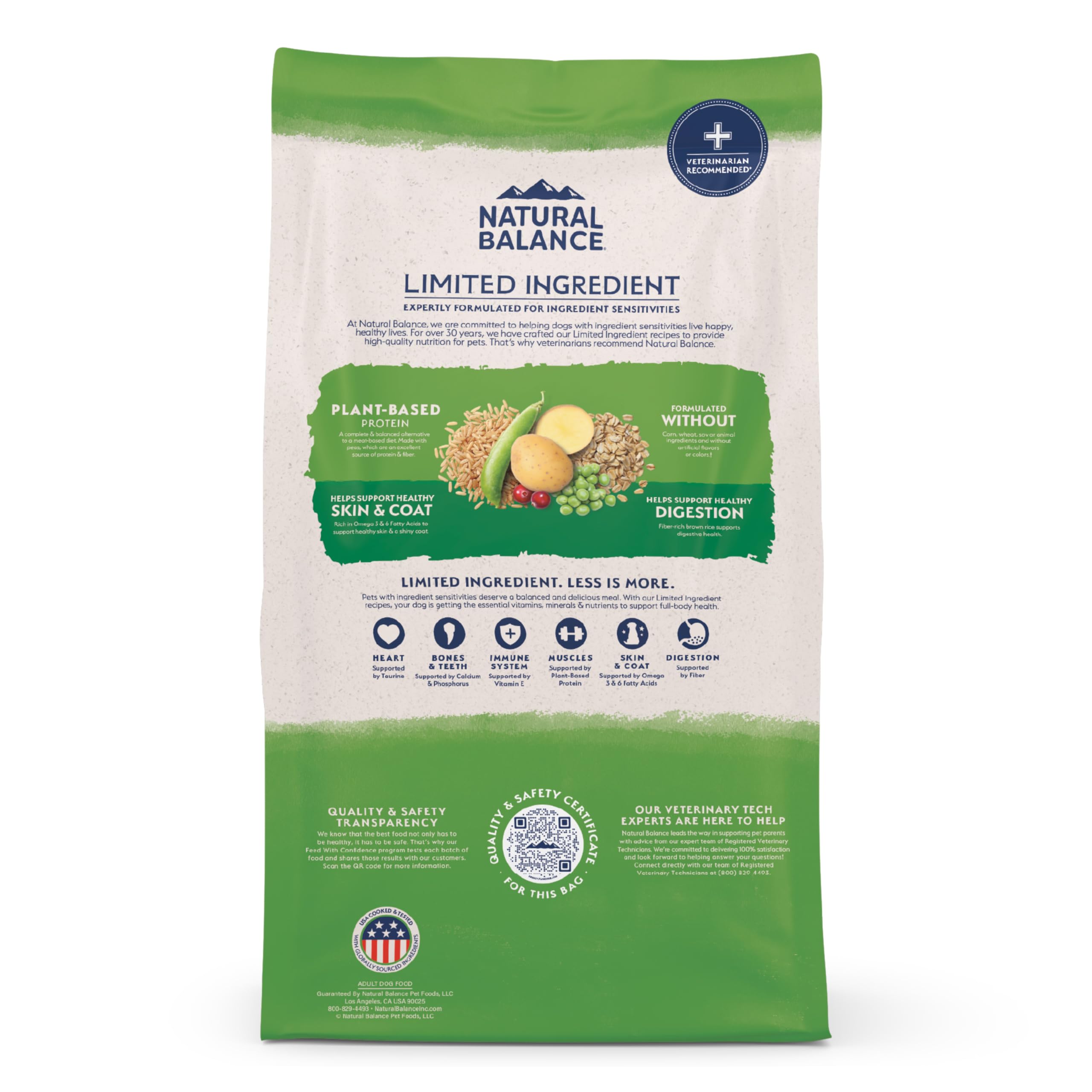 Natural Balance veterinaires-recommandent, confiance pour chiens sensibles.