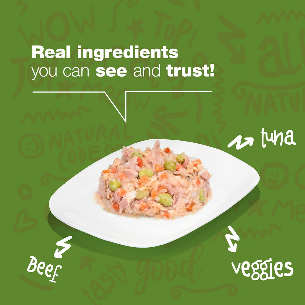Natural Code — boeuf et légumes en aspic, pâtée humide nourrissante et facile à digérer.