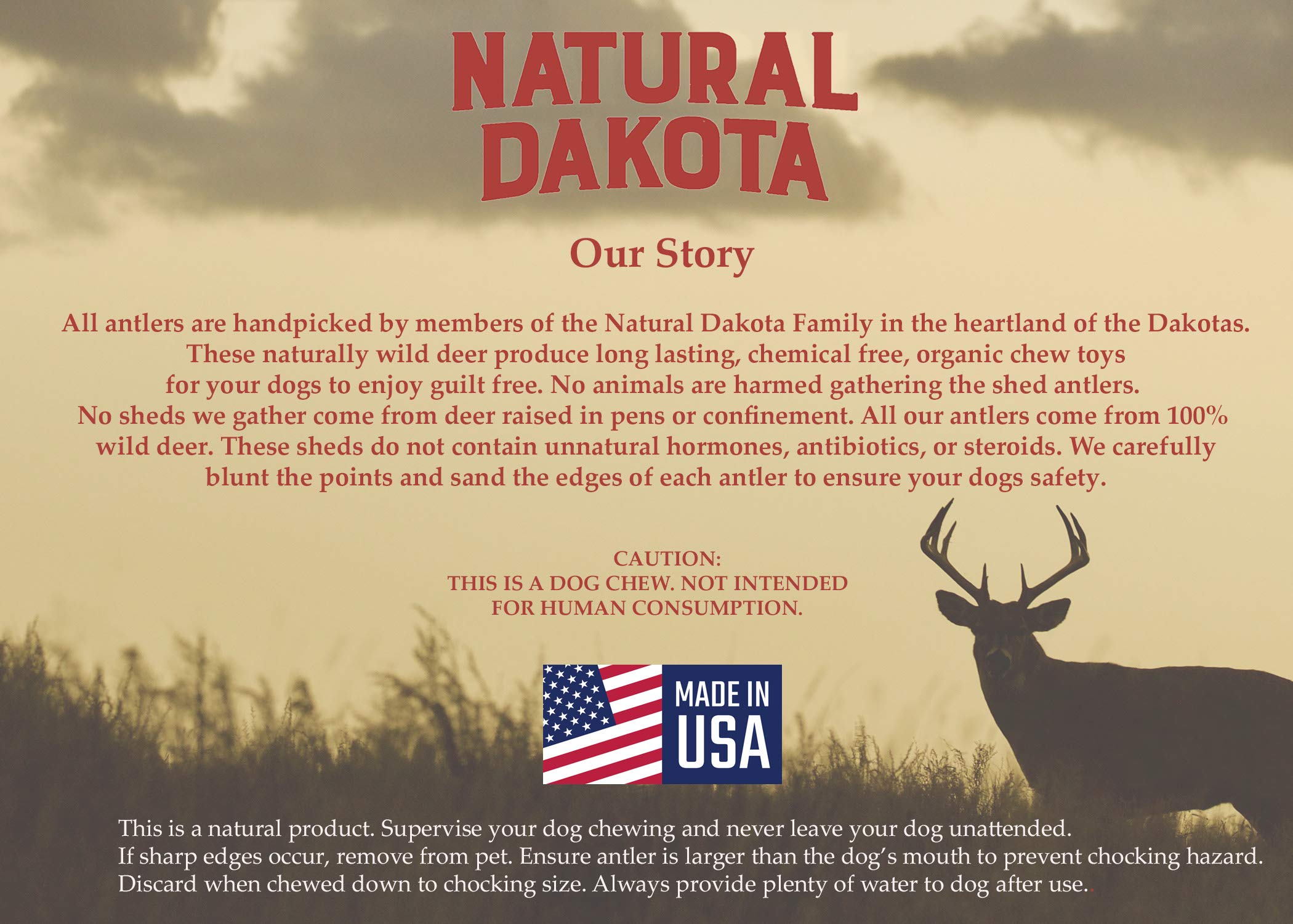 Natural Dakota Half-Pint sans hormones ni additifs.