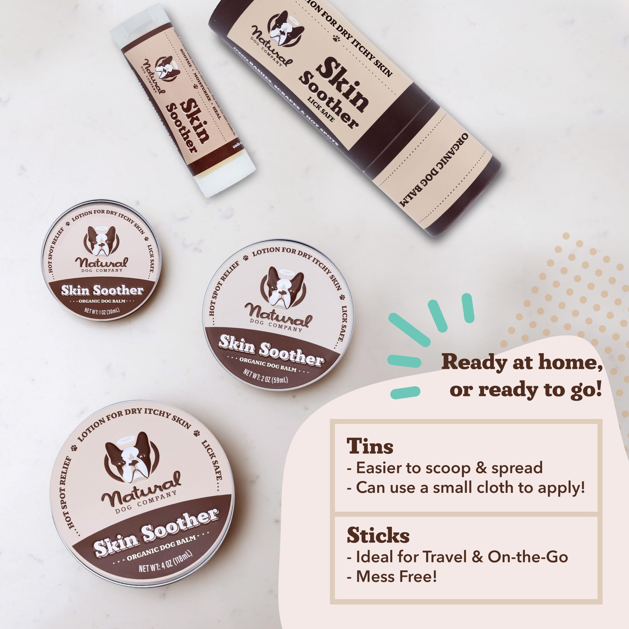 Natural Dog Company application simple et propre – usage rapide