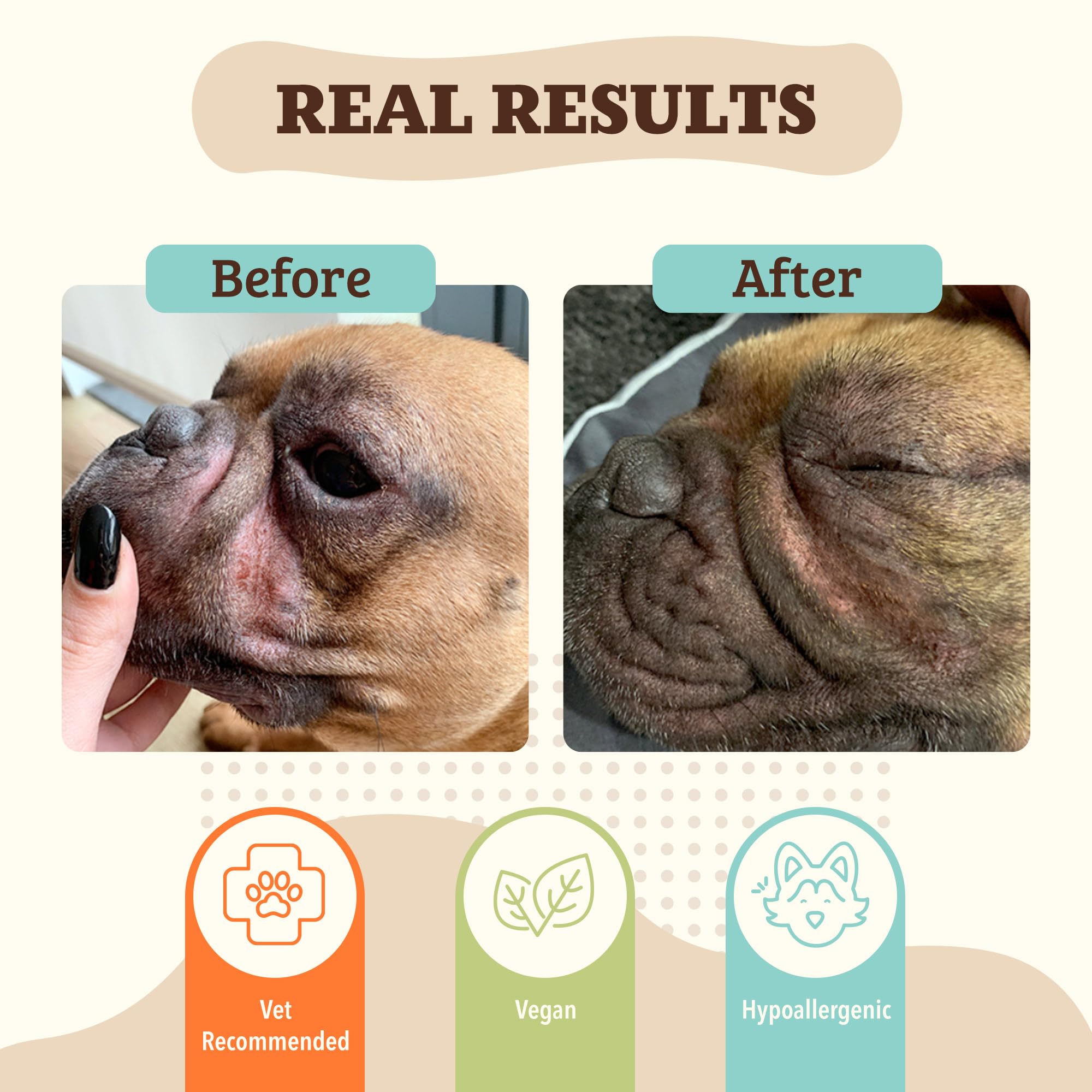 Natural Dog Company appliquer-baume-rides: facilité d'application sur les plis.