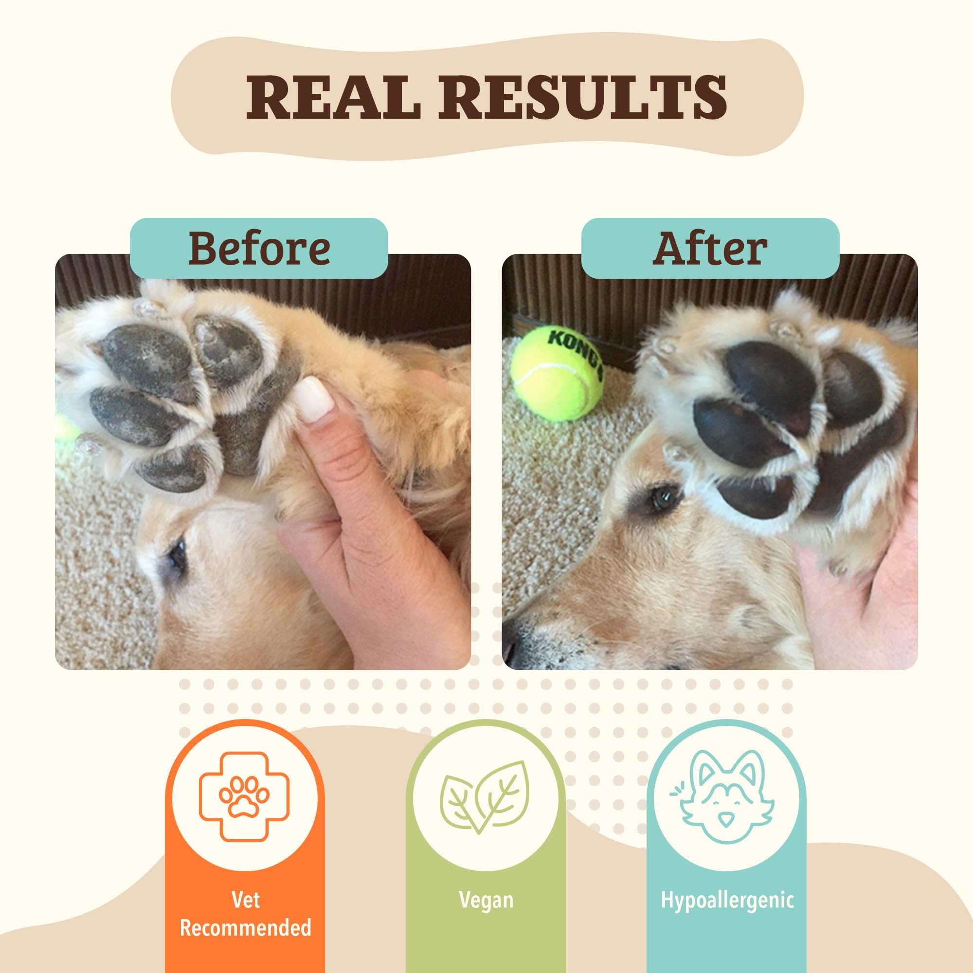 Pawtection: application extérieure simple pour pattes propres et hydratées.