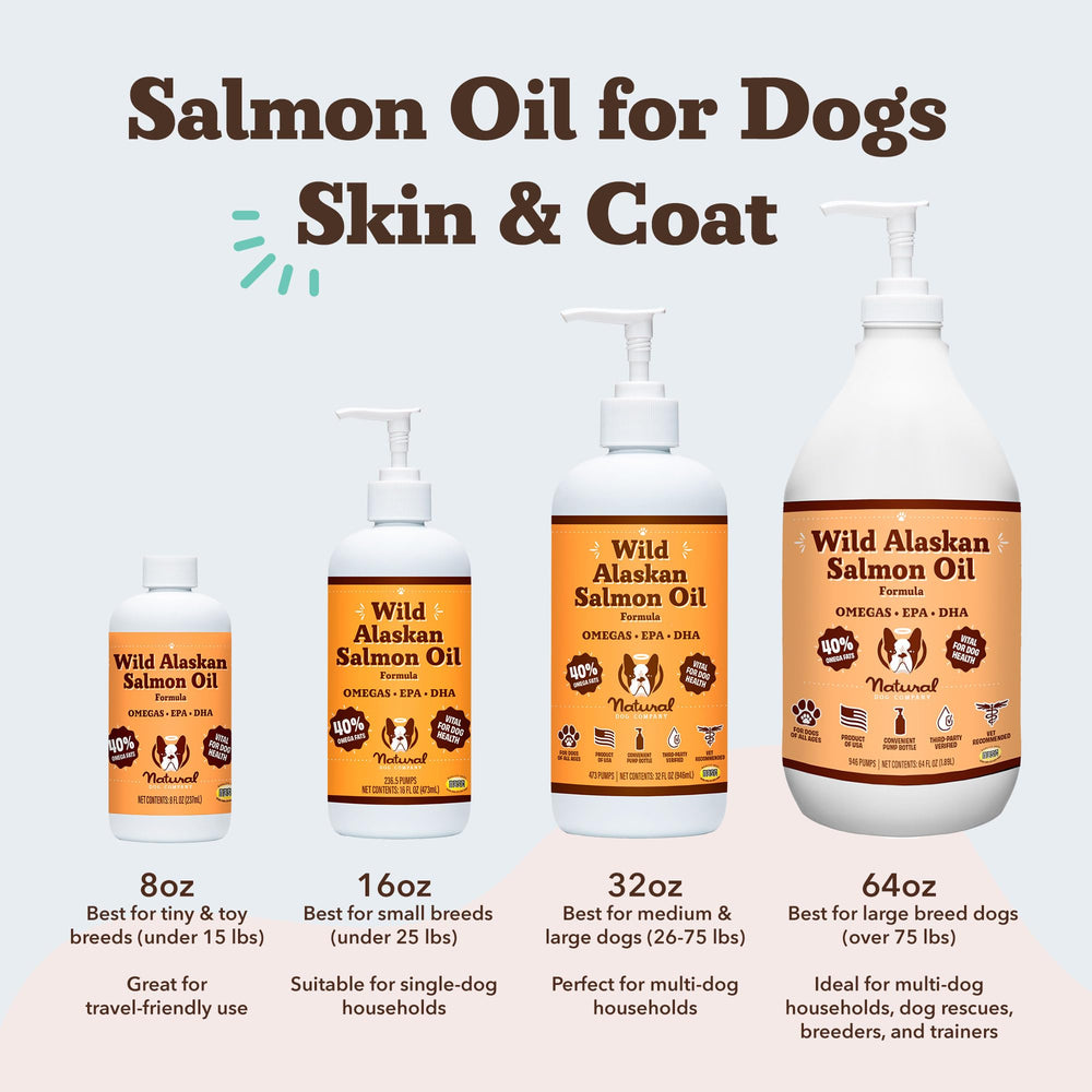 Natural Dog Company Huile Saumon Sauvage d'Alaska – étiquette Orivo authentique