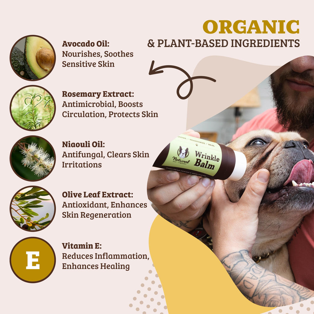 Natural Dog Company ingredients-bienfaits: hydratation naturelle et douceur.