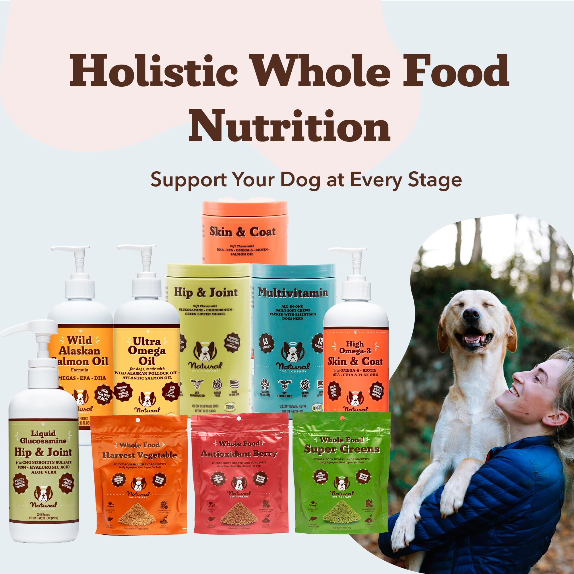 qualité naturelle Natural Dog Company ingrédients articulations chien