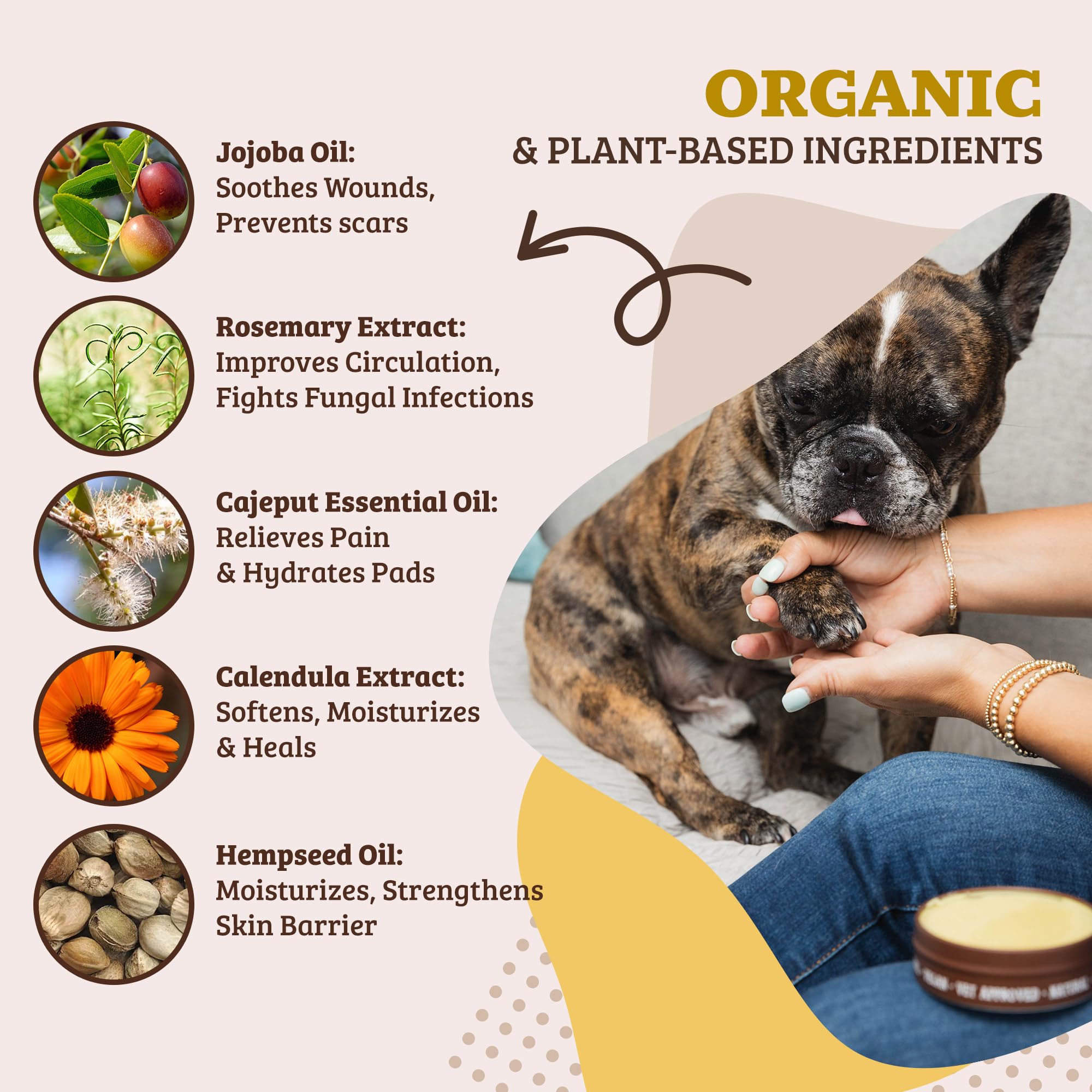 Natural Dog Company rituel soin pattes complet pour hydrater et réparer.