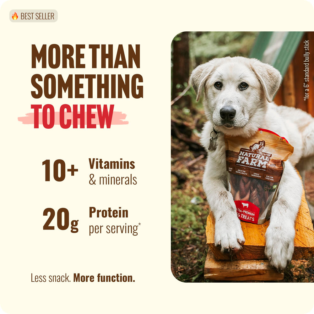 Natural Farm produit naturel sans hormones et additifs pour chiens de toutes tailles.