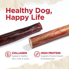 Temps de mastication long Natural Farm Power Bully Sticks idéal pour l’entraînement.