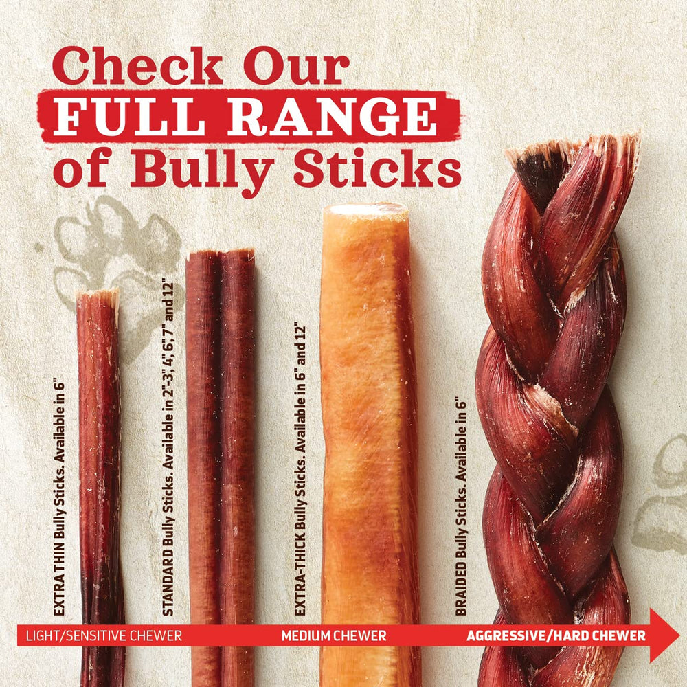 Natural Farm Bully Sticks emballage pratique et refermable