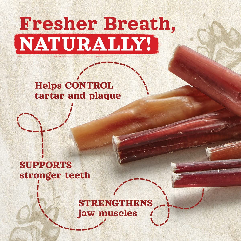 Natural Farm Bully Sticks stimulent la machoire pendant la mastication