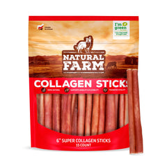 Natural Farm friandises collagene sans odeur, emballage clair pour chiens actifs
