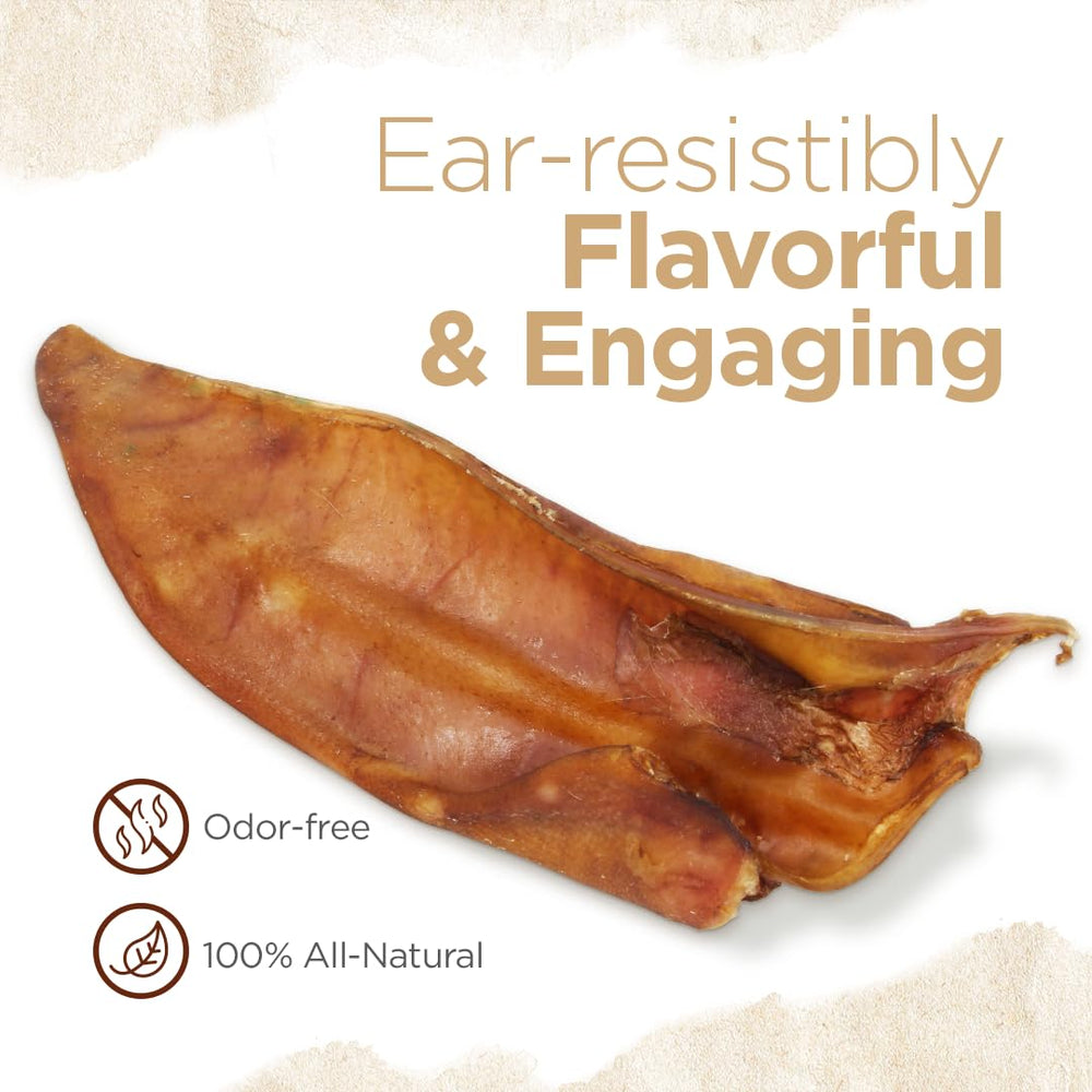 Natural Farm Oreilles de porc – texture croustillante vue rapprochée