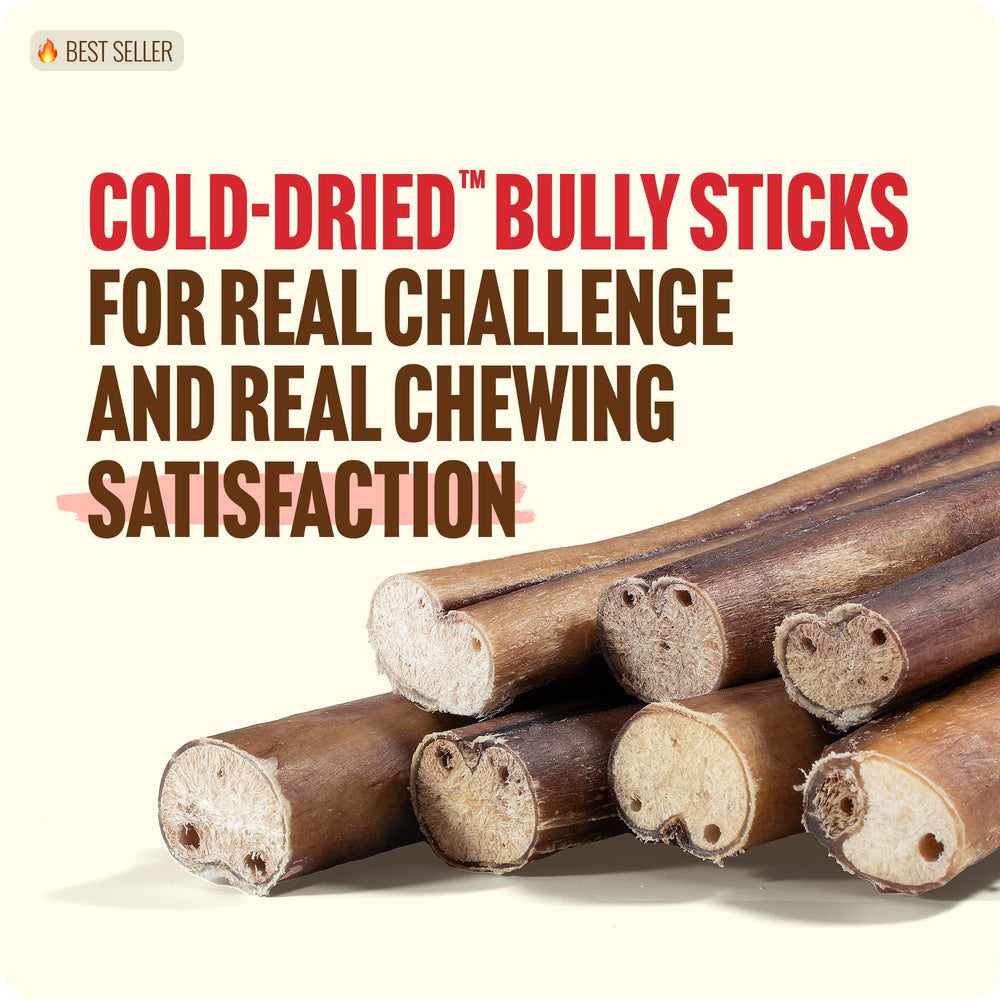 Natural Farm Bully Stick montre environ 20g de proteine par baton.